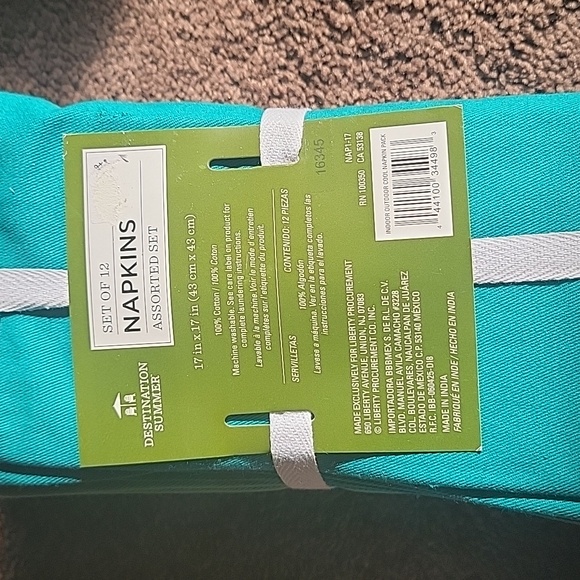 SET OF 12 CLOTH NAPKINS - Picture 3 of 3